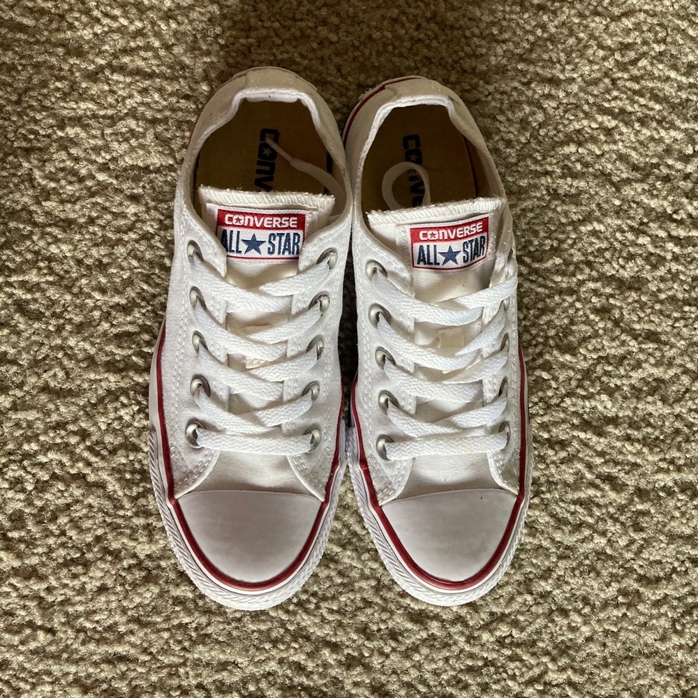White All Star canvas Converse
